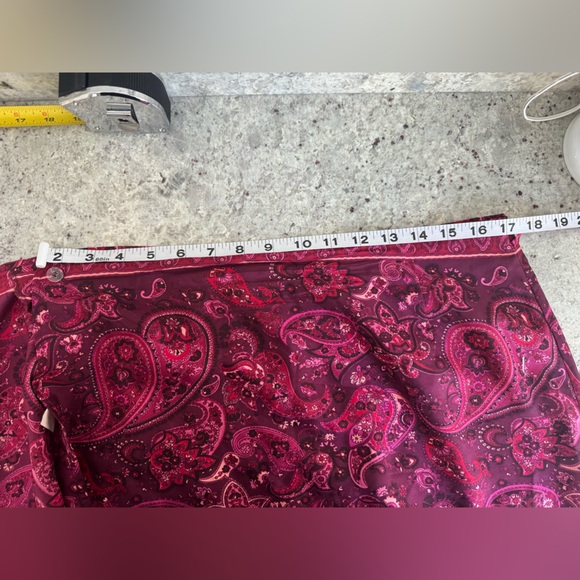 EXPRESS 100% Silk Wrap Around Maxi Skirt - Size 11/12 - Picture 10 of 16